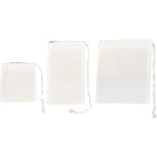 Hype Store X-Perk Bitki Çayı Çay Demleme Demlik Kesesi Süzgeci Yüzde Yüz Pamuk 3'lü Set