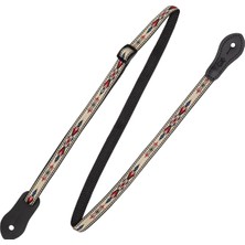 Hype Store Levy's Leathers 1,27 cm Jakarlı Dokuma Mandolin/ukulele Kayışı, Iki Deri Askı Pim Ucu Ile; 127 Cm'ye