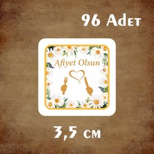 Butik Afiyet OLSUN09 Yapışkanlı Etiket -Stickers