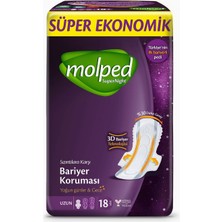 Hype Store Molped Supernight Ultra Hijyenik Ped Uzun Süper Ekonomik 18 Adet