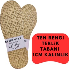 Özgürce Papyon Desenli Eva Puff Terlik Tabanı, 5 Çift, 1 cm Kalınlık, Delikli, Tek Katman