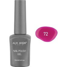 Hype Store Alıx Avıen Neon Fuşya Pembe Kalıcı Oje 72-Yoğun Renk Veren Jel Oje 12 Ml-Nail Uv Gel Polish 72