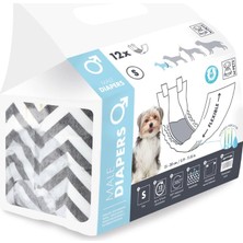 Hype Store M-Pets Dıapers Erkek Köpekler Için Külot (S) 12Lİ