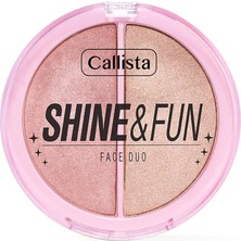 Hype Store Shine & Fun Face Duo 130 Shine Squad Allık & Aydınlatıcı Paleti