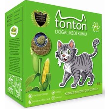 Hype Store Tonton Mısır Koçanı Granülü Topaklaşan Doğal Kedi Kumu 8 Lt