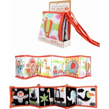 Hype Store Carnival Baby&kids Yüksek Kontrastlı Katlanır Aktivite Kitabı - Karın Zamanı (Tummy Time) Oyun Kitab