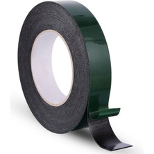 Hype Store Çift Taraflı Köpük Bant Eva Montaj Bandı Siyah 25 mm x 10 Metre