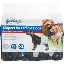 Hype Store Köpek Alt Bağlama Bezi Xl Boy Siyah 12 Adet