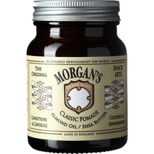 Hype Store Morgan's Classic Almond Oil-Shea Butter - Orta Tutuş Doğal Parlak Pomad (Cream Label) 100GR