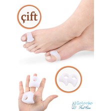 Özgürce Ayak Baş Parmak Silikon Makaralı Düzeltici ve Destekleme Aleti