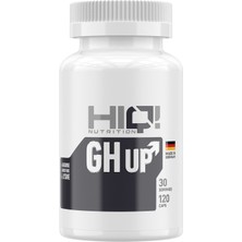 HIQ Nutrition Gh-Up Sporcu Besinleri 120 Kapsül L-Arjinin L-Ornitin L-Lizin İçeren Türkiye Üretimi Takviye