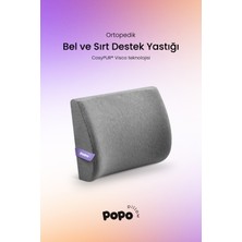 Özgürce Yüksek Konforlu Ortopedik Bel ve Sırt Destek Yastığı, Visco Teknolojisi