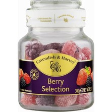 Hype Store Cavendish & Harvey Mixed Hard Candy Drops/karışık Orman Meyve Aromalı Şeker Cam Kavanoz 300 G