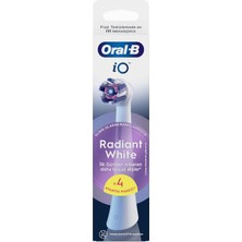 Hype Store Oral-B Io Radiant White Beyaz Diş Fırçası Yedek Başlığı 4 Adet