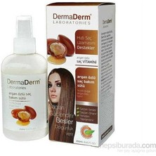 Dermaderm Argan Özlü Saç Bakım Sütü 250 ml Besleyici Özellikli Saç Uçları İçin Özel Formül