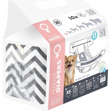 Hype Store M-Pets Dıapers Dişi Köpekler Için Külot (Xs) 10LU
