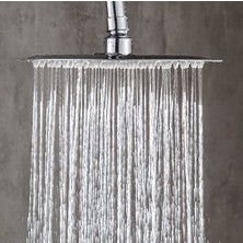 Hype Store Tepe Duş Başlığı Kare Slim 304 Metal 20X20 cm KTD101