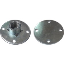 Ennalbur 1/2 Galvanizli Boru Flanşı Duvara Montaj Için