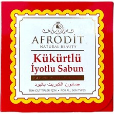 Hype Store Afrodit Natural Beauty Kükürtlü Iyotlu Sabun, Tüm Cilt Tipleri Için, 100 Gr/soap With Iodine Sulphur