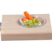 Hype Store X-Perk Yemlikli Kuş Tüneği Ağaç Tünek Doğal Ahşap