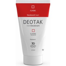 Hype Store Deotak Classic Koruma 7 Güne Kadar Etkili Hassas Ciltler Için Kadın - Erkek Kullanım Krem Deodorant