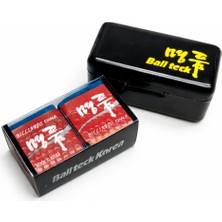 Pusula Oyun Ball Teck Korea 2'li Istaka Tebeşiri Siyah Metal Kutulu