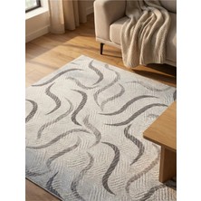 Polaris Halı Kaymaz Taban, Kesme Yolluk Halı, Kabartmalı, Salon, Mutfak, Antre, Koridor,yatak Odası Halısı, Gri