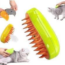 Hype Store Buharlı Kedi ve Köpek Tarağı, Yumuşak Silikon Başlıklı, Kedi Köpek Yıkama Fırçası