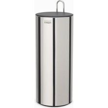 Hype Store Joseph Joseph Paslanmaz Çelik Gizli Tuvalet Kağıdı Tutacağı, Kapaklı Stand, 3 Ruloya Kadar Hods