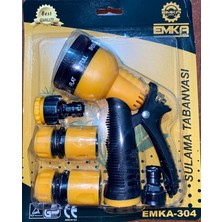 Hype Store Otomatik 7 Fonksiyonlu Tabanca Seti 3 Bağlantı Adaptörlü Bahçe Sulama Seti 1/2"