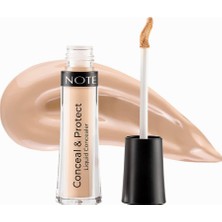 Hype Store Note Cosmetics Note Conceal & Protect Likit Concealer - 05, Soft Ivory
