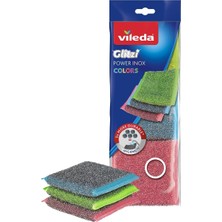 Hype Store Glitzi 3 Lü Power Inox Colors Çelik Bulaşık Süngeri