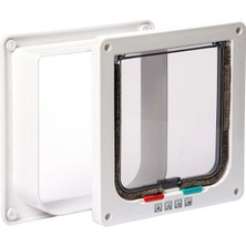 Hype Store 4 Yön Kilitli Kedi Kapısı 19,2X20 cm Beyaz