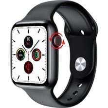 Normadia HW26 Serie 6 Akıllı Saat 44 mm Aktif Yan Tuş Tam Siyah Ekran
