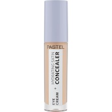 Hype Store Pastel Eye Cream + Hydrating Satin Concealer - Göz Kremi + Göz Altı Kapatıcısı, 62 Ivory, 4,3 ml