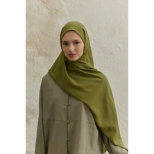 QEF Soft Line Pamuk Şal Yağ Yeşili