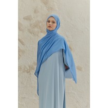 QEF Soft Line Pamuk Şal Kot Mavi