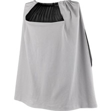 Hype Store Babyjem Tül Pencereli Emzirme Örtüsü (Gri)