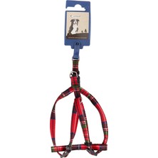 Hype Store 206111 Köpekler Için Bez Tasma, Kırmızı-Siyah