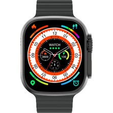 Normadia Yüksek Performanslı Siyah Akıllı Saat, iPhone ve Android Uyumlu