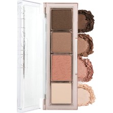 Hype Store Yoğun Pigmentli Mat ve Işıltılı Tonlar Barındıran 4'lü Far Paleti Day Vibe Palette No:4 Pink