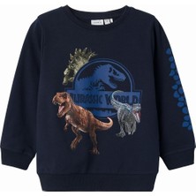 Hype Store Name It Jurassıc Sweat Unb Sky Sweatshirt Erkek Çocuk