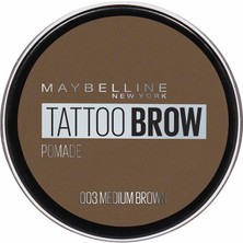 Hype Store New York Tattoo Brow Kaş Pomadı, 03 Medium Brown (Orta Ton) (3.5 Ml)