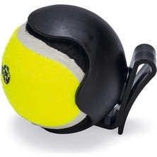 Delixa Köpek Oyuncağı, Tenis Topu ve Tutma Aparatı, Mavi/sarı, 6,3cm