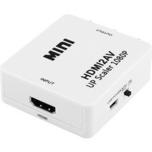 Delixa HDMI To Rca Tos Av Çevirici Dönüştürücü Tüplü Tv Av Video Adaptör 4552