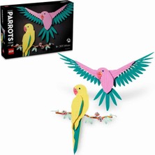 Hepta Collection LEGO Art Fauna Koleksiyonu – Macaw Papağanları 31211 - Yetişkinler Için Koleksiyonluk ve Sergilenebi