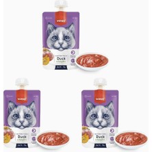 Hepta Collection Taze Ördekli&bal Kabaklı Kedi Et Ezmesi 90 gr 3lü Paket