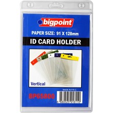 Bigpoint Kart Poşeti Dikey Şeffaf 91x128mm 100'lü Poşet