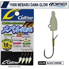Owner Cultiva 11606 Mebaru Dama Glow Lrf Jighead