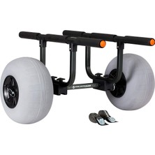 Delixa Wilderness Systems Ağır Hizmet Kayık Arabası | Şişme Plaj Tekerlekleri | 350 Lb Ağırlık Derecesi | K